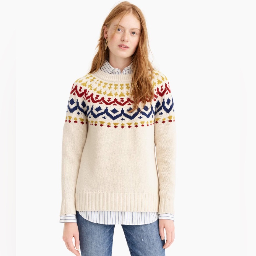 J.Crew Ivan Fairisle Sweater